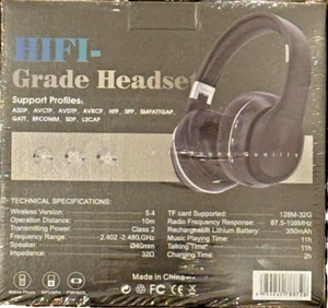 VJ320 ROT KABELLOS 11 STUNDEN SPIELZEIT BLUETOOTH Hifi Klangqualität Headset - Bild 1 von 6