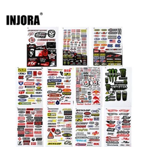 11 Sheets Decals Stickers fr 1/10 10th Scale RC Crawler Car Axial Traxxas Redcat - Picture 1 of 12