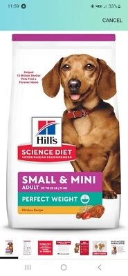 Perfect Weight, Adult 1-6, Small & Mini Breeds Weight Management Support, Dry Do - Image 1 of 4