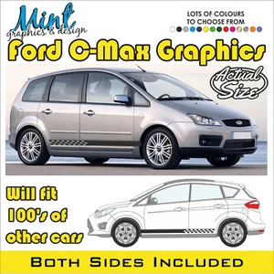 FORD CMAX Focus Side Stripes ST Titanium Decals Stickers Graphics NO P&P 007 - Picture 1 of 4