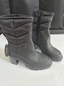 INC International Concepts Suludi Black Quilted Sole Booties Size 5M NEW - Picture 1 of 5