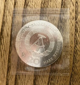 Gedenkmünze 20 DM DDR August Bebel 1973 - Bild 1 von 2