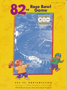 PROGRAMMA CALCIO COLLEGE 1996 82° ROSE BOWL USC vs NORTHWESTERN MOLTO BELLO! - Foto 1 di 2