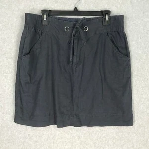Columbia Skirt Womens Size 14 Linen Cotton Pocket Hiking Gorp Camping Activewear - Picture 1 of 8