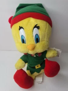 Vintage 1998 Ace Looney Tunes Tweety Bird Elf 12" Plush with tag - Picture 1 of 11
