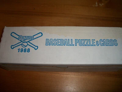 Conjunto de beisebol 1988 Donruss lacrado de fábrica - Tom Glavine Matt Williams novato controle remoto - Imagem 1 de 2