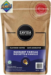 Premium Hazelnut Vanilla Whole Bean Coffee, 2 LB - Picture 1 of 12