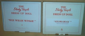 Shirley Temple-Danbury neuwertig Anziehpuppe Outfit Lot, Wee Willie Winkie + Stowaway - Bild 1 von 3