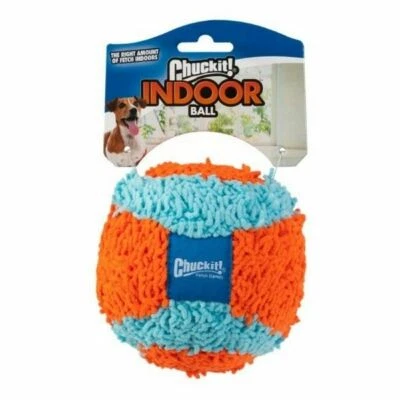 Chuckit! Indoor Play Dog Ball 11cm Interactive Plush Toy, Lightweight, Exciting - Image 1 of 4