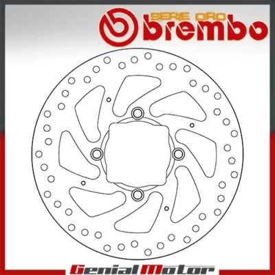 Brake Disc Fixed Brembo Oro Rear Ducati Diavel Strada 1200 2013 > 2016 - Image 1 of 2