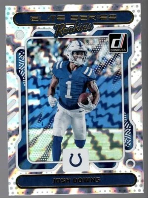 2023 Josh Downs Donruss Football Elite Series Rookies RC Colts #25 - Image 1 of 2