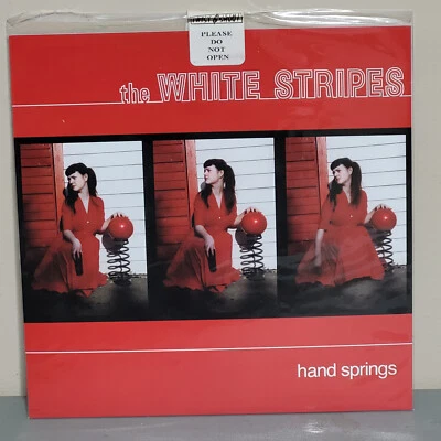 THE WHITE STRIPES Hand Springs / Red Death at 6:14  SEALED 7" LTD RSD Red Vinyl - Image 1 of 2