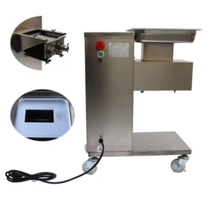110V 5mm Electric Stainless Commercial Meat Slicer Kitchen Pickles Cutter 500KG - Picture 1 of 10