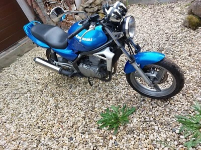 Motorrad Kawasaki ER 5 Bj: 03/2003 20066km 4. Hand TOP!!!! Blau - Bild 1 von 4
