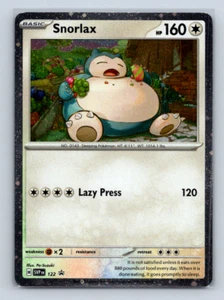 Snorlax (Cosmos Holo) 122 SV: Scarlet & Violet Promo Cards | NM - Picture 1 of 2