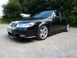 SAAB 9 5 AERO HOT 2.3T HIRSCH ABBOTT MAPTUN BRAKES STAGE 5 360BHP FORGED ENGINE - Picture 1 of 12