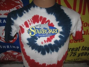 THE STARBOARD Dewey Beach Delaware T Shirt Youth XL Boys Tye Dye EASTERN SHORE - Picture 1 of 4