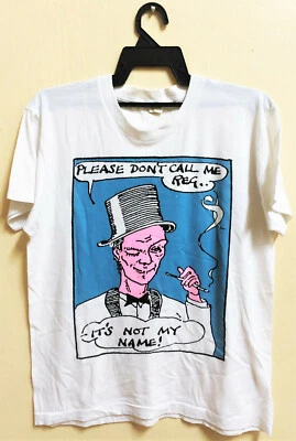 CAMISETA PROMOCIONAL CONCIERTO GIRA ROCK ROBYN HITCHCOCK VINTAGE AÑOS 80 THE SOFT BOYS PUNK Foto 1 de 2