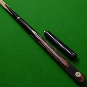 3/4 Taylor Bronze Hand spliced Snooker cue Ash, African Black wood + veneers - Picture 1 of 6