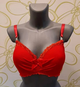 Bodyflirt Spitzen Schalen Bügel - BH Erdbeer rot 70 F 932520 - Bild 1 von 2
