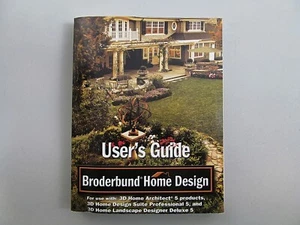 Broderbund 3D Home Design Architect 5 User's Guide Instruction Manual Book - Picture 1 of 3
