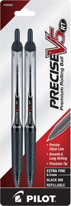 Pilot Precise V5 RT Refillable & Retractable Rollerball Pens, Extra Fine Point P - Picture 1 of 12