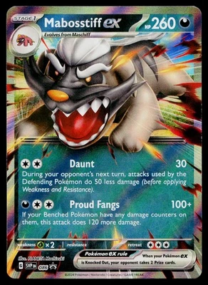 Mabosstiff ex 086 SV: Scarlet & Violet Promo Cards Promo - Image 1 of 2