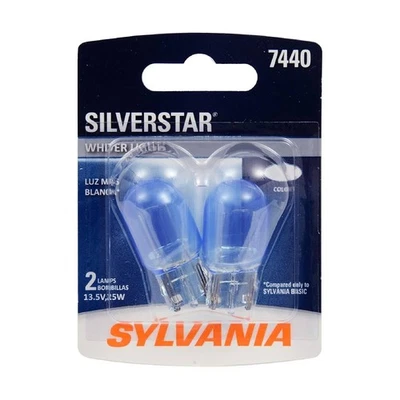 Sylvania SILVERSTAR 7440 25W Bulbs (2) Back Up Reverse Light Replacement Foto 1 de 4