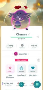 Pokémon GO - Shiny Dynamax Chansey (30 Tage Freundschaft oder Registriert) Handel - Bild 1 von 1