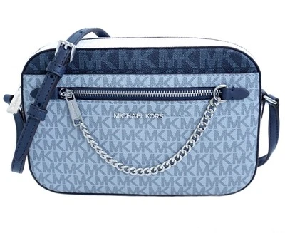 Michael Kors Shoulder Bag Jet Set Item LG Ew Chain cross Body Admiral Mul New - Image 1 of 4