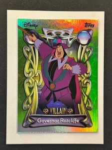 2025 Topps Disney Wonder Cartoon Villain Foil SP #179 Gov Ratcliffe Pocahontas - Bild 1 von 2