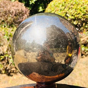 Bola de cristal de cuarzo calcopirita natural de 11,48 lb energía Reiki curación - Imagen 1 de 15