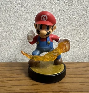 Nintendo Fire Ball Mario Amiibo Super Smash Bros. Series Figure NVL-001 - Picture 1 of 5