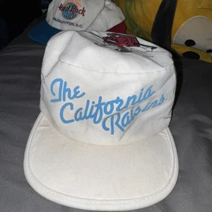 80,s California Raisins Vintage Calrab 1987 Painters Hat White - Picture 1 of 5