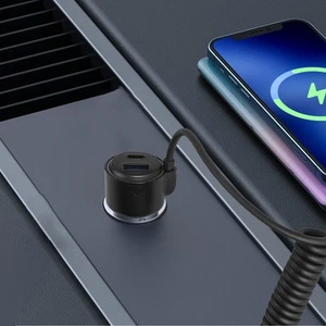 75W Car USB Charger with PD 45W and For QC3 0 for Quick and Safe Charging - Zdjęcie 1 z 12