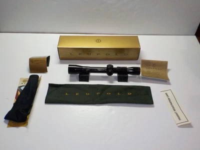 Leupold Mountaineer 4x Rifle Scope Crosshair Reticle 1950's Serial M55 - Image 1 of 4