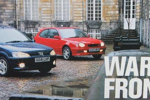 Original 1999 Autocar Group Test: RENAULT CLIO 16V, COROLLA G6R, PEUGEOT 106 GTi - Foto 1 di 2