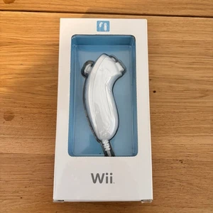 Nintendo Wii Nunchuk White Controller Official New In Original Packaging VGC - Picture 1 of 5