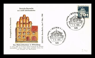 Dr Jim Stamps Germany Wittenberg 12 Centuries of German Buildings FDC - Image 1 of 2