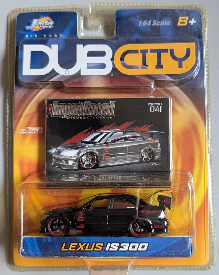 Jada Toys Dub City #041 2003 Lexus IS300 negro | Corredor de importación Foto 1 de 1