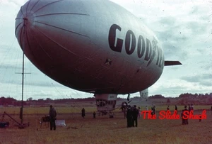 Goodyear Blimp at Ohio Air Show Original 50er Jahre 35mm Dia - Bild 1 von 1