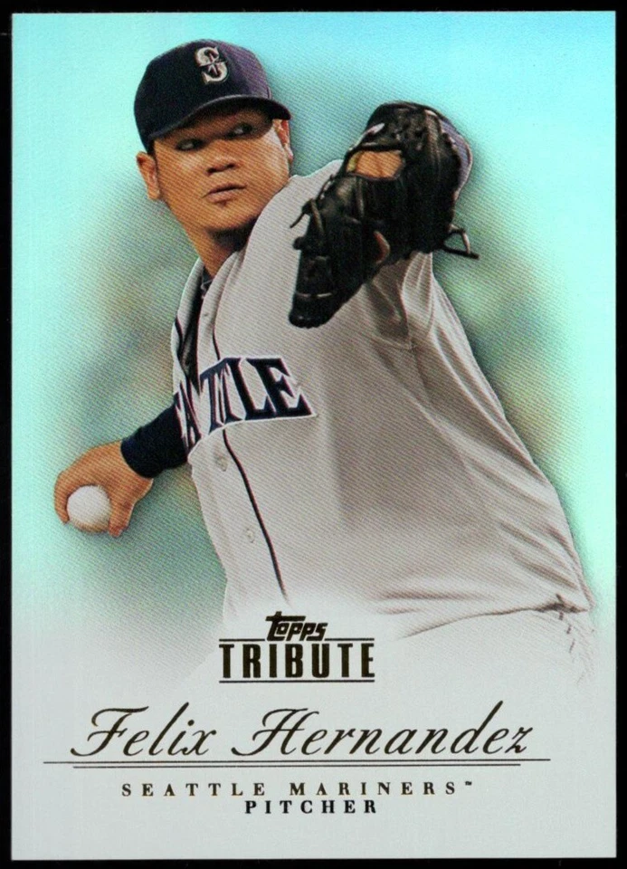 Juego de cartas base Holofoil 2012 Topps Tribute FELIX HERNANDEZ #30 Foto 1 de 1