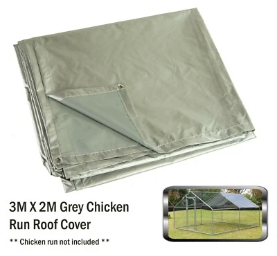 Alphapet Waterproof Chicken Run Coop Cage Replacement Rain Roof Protector Cover