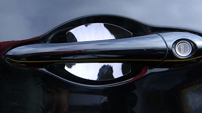 COWHIDE AUTO ACCESSORY DOOR HANDLE PAINT SCRATCH COVER GUARD FIT ALL 2PK NEW USA - Image 1 of 4