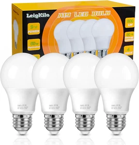 LED Light Bulbs 60 Watt Equivalent, A19 9W LED Bulbs, 2700K Warm White Bulbs, 80 - Picture 1 of 9