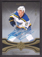 2016-17 Ultimate Collection Hockey Gold #31 Jaden Schwartz Auto 38/75