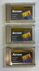 Xircom Ethernet Adapter IIps PCMCIA - ilość 3, klucze sprzętowe - na części lub naprawę - Zdjęcie 1 z 6
