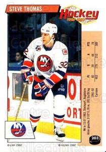 1992-93 Panini Stickers French #203 Steve Thomas