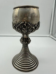 Schützenpokal Historismus Silber 13 Lot Erstes Fränkisches Schützenfest 1863 - Bild 1 von 6