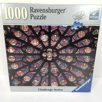 Ravensburger Puzzle 'Rose of Notre Dame' Challenge Series No. 80368 1000-Pieces - Image 1 of 4